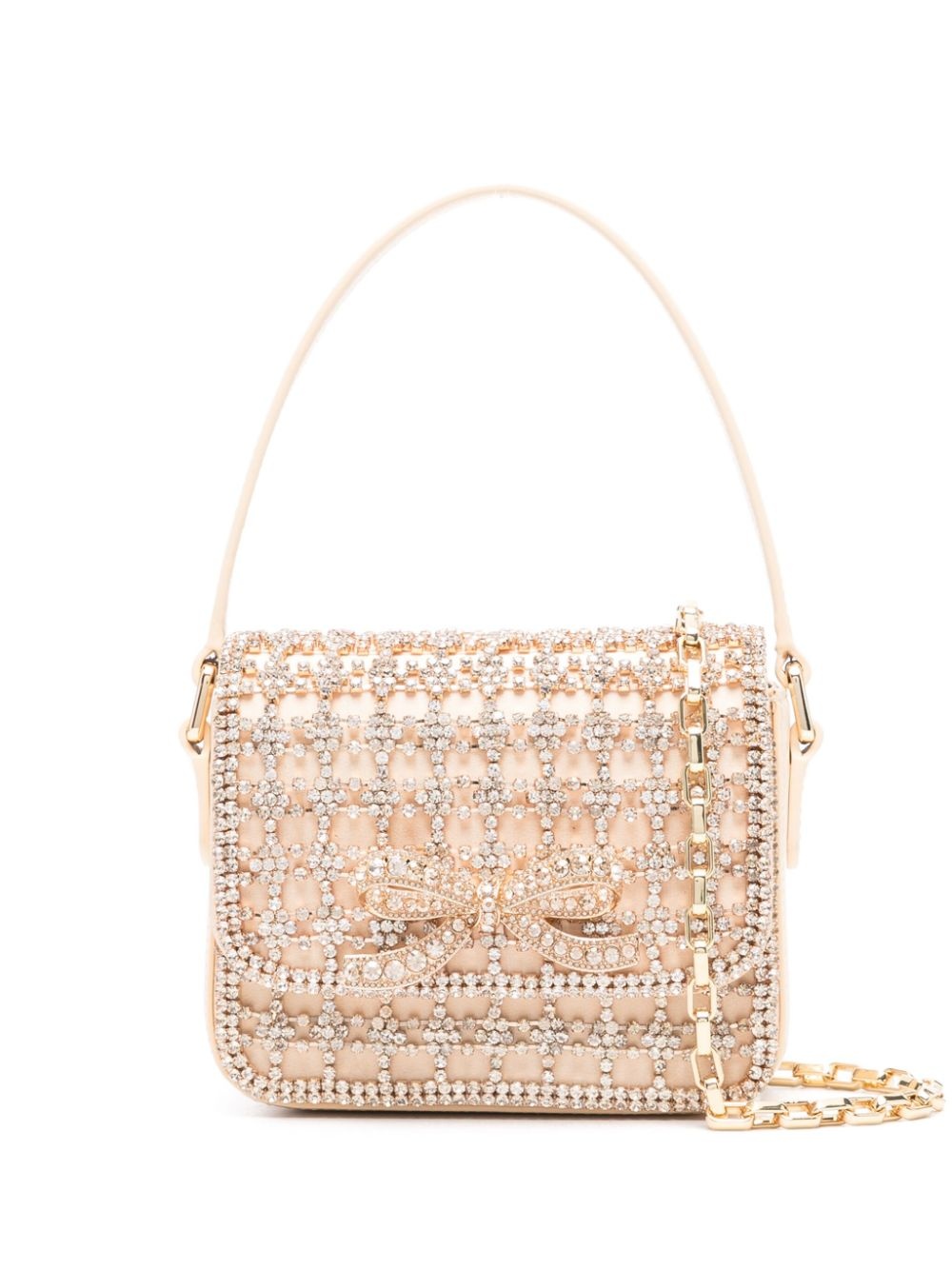 crystal-embellished mini bag - 1