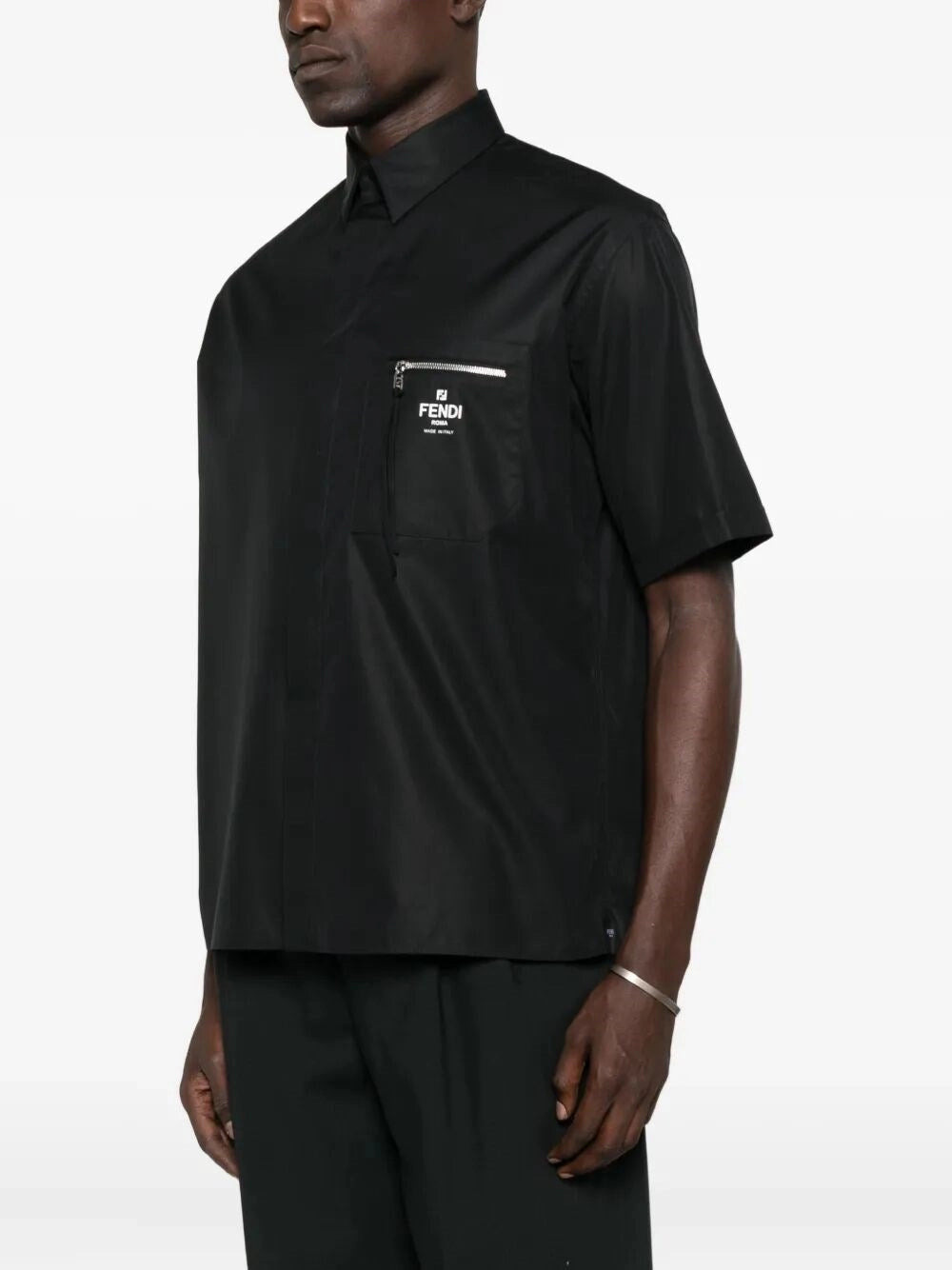Fendi Men Shirt `Fendi Roma` Pocket - 3