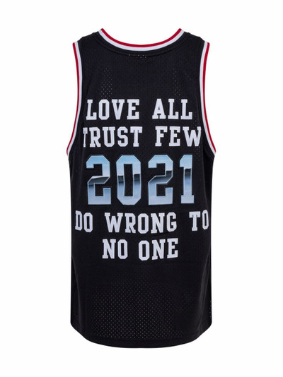 Supreme x Mitchell & Ness logo-print Basketball jersey vest outlook