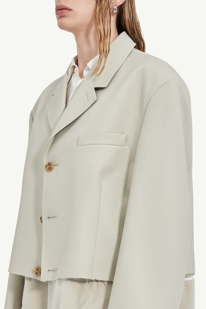 Cropped suit jacket 5