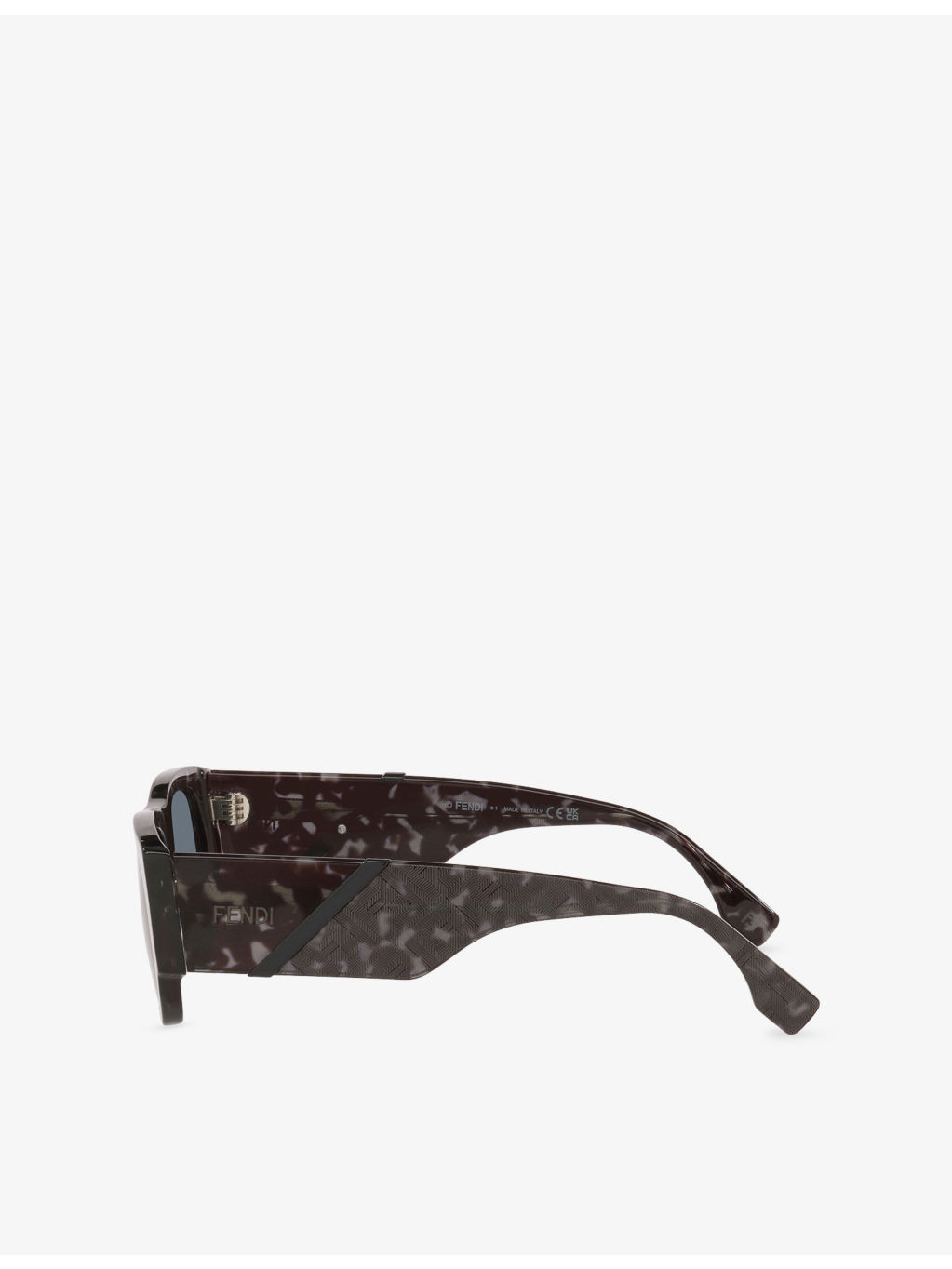 FE40156I Fendi Diagonal Rectangular-Frame Acetate Sunglasses - 2