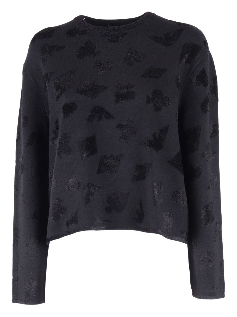 textured-pattern sweater 1