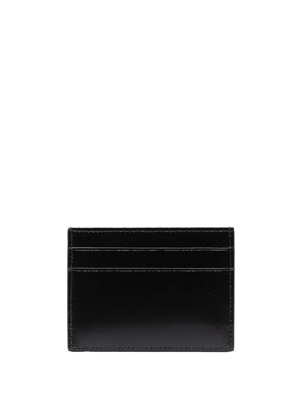 debossed-logo polished-finish cardholder - 2