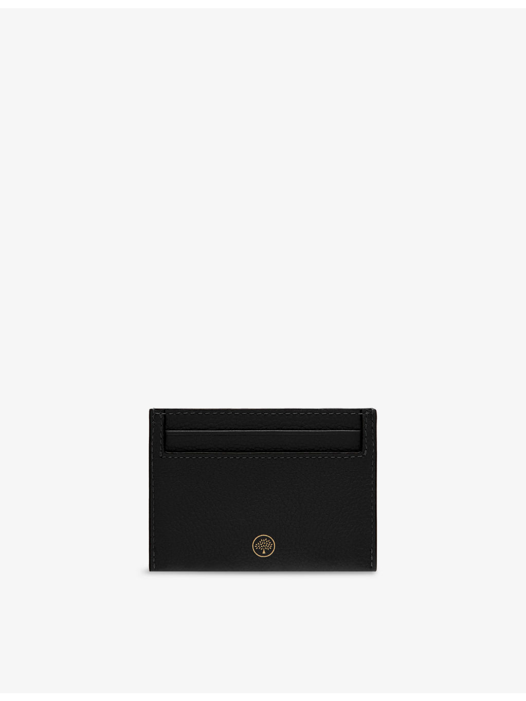 Grained leather card holder - 2