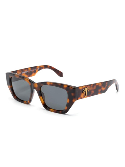 Palm Angels Hinkley square-frame sunglasses outlook