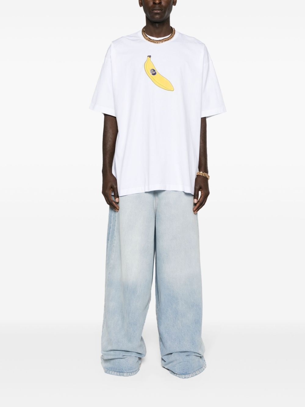 Destroyed wide-leg jeans - 3
