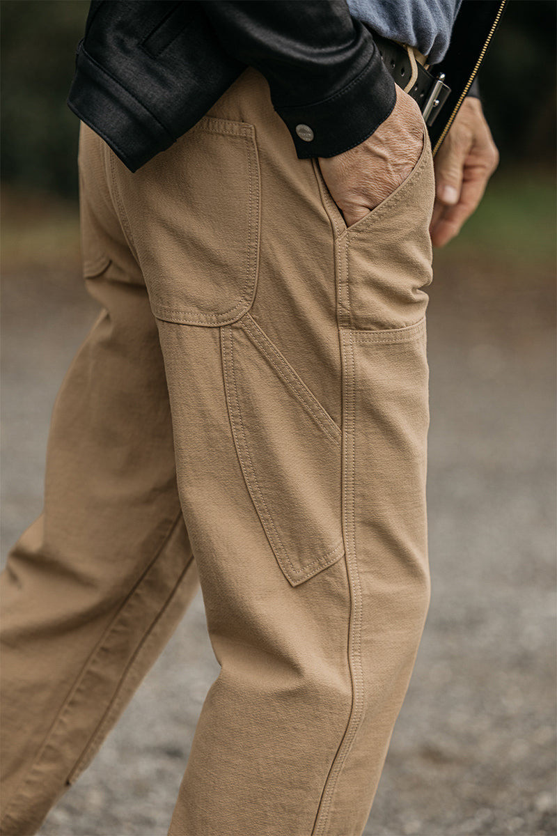 The Double Knee Pants Classic Straight - Sawdust 5