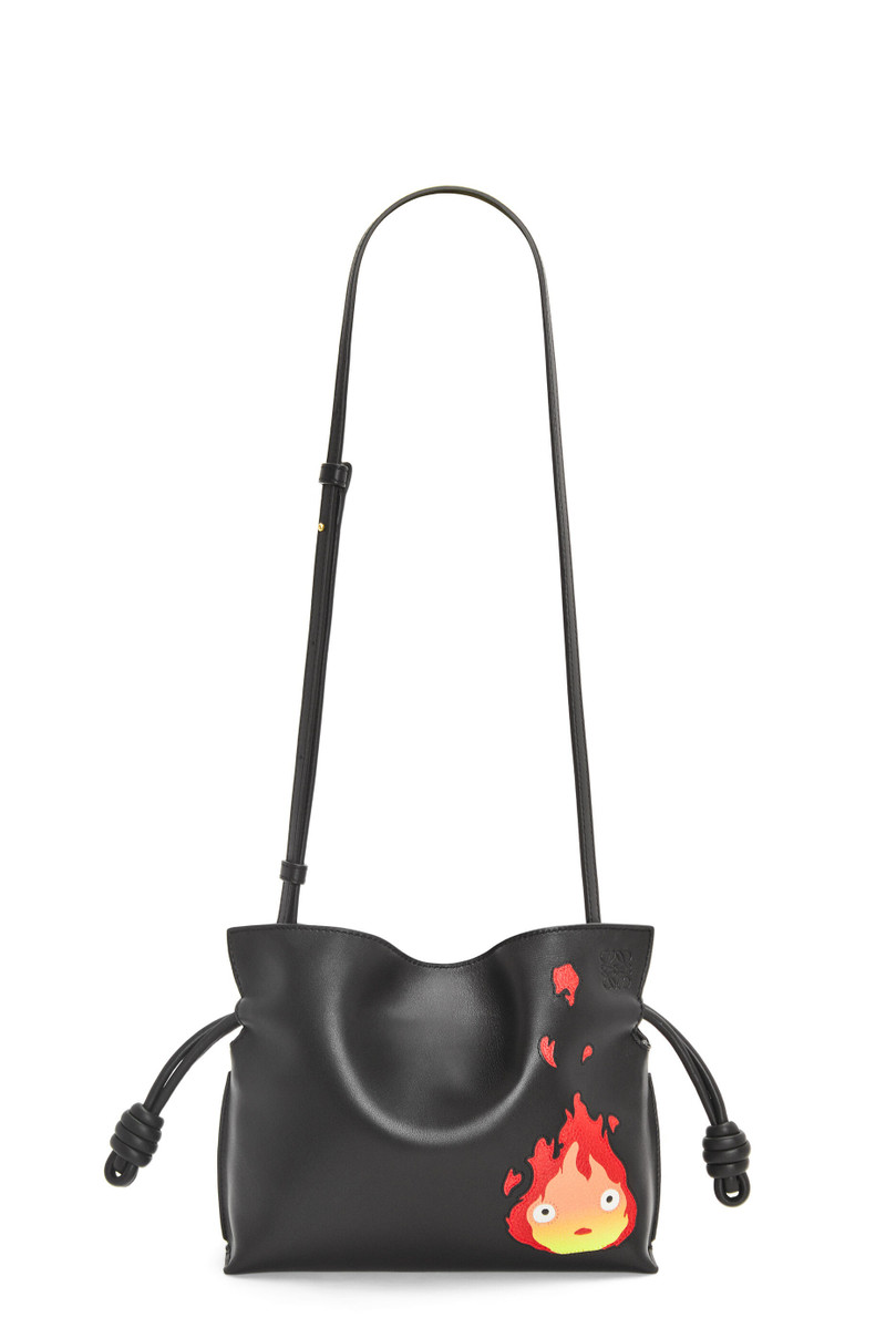Calcifer mini Flamenco clutch in nappa calfskin 6