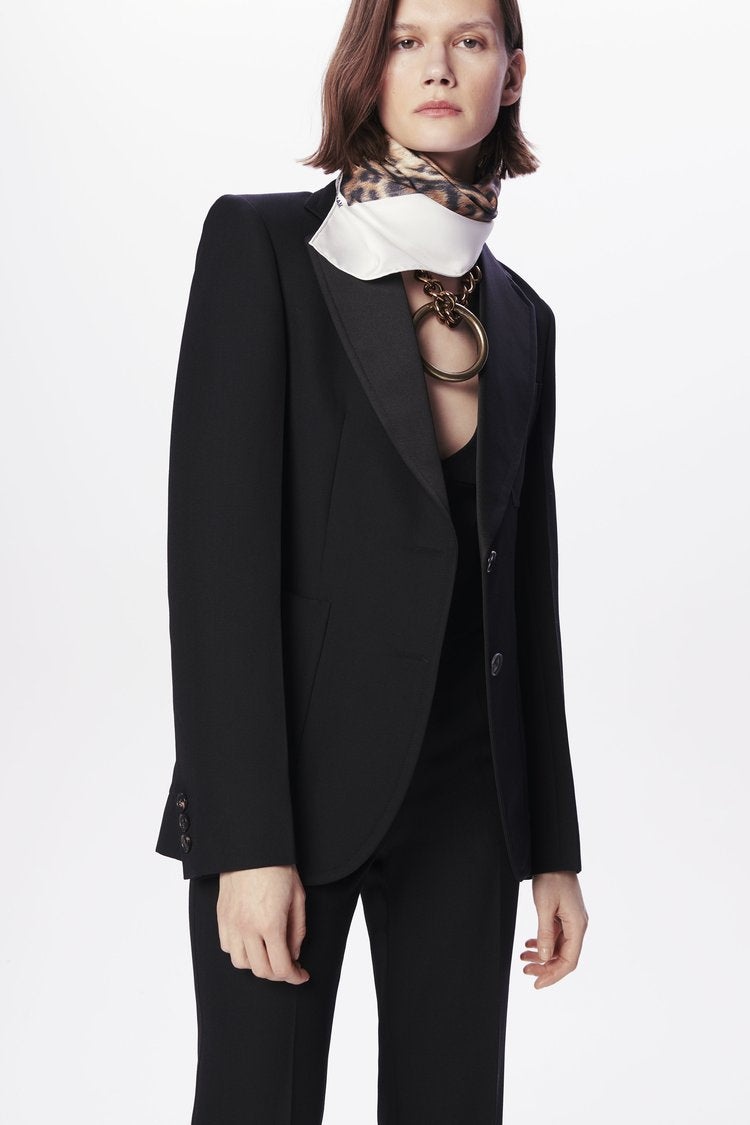 Silk Foulard in Leopard Print - 2