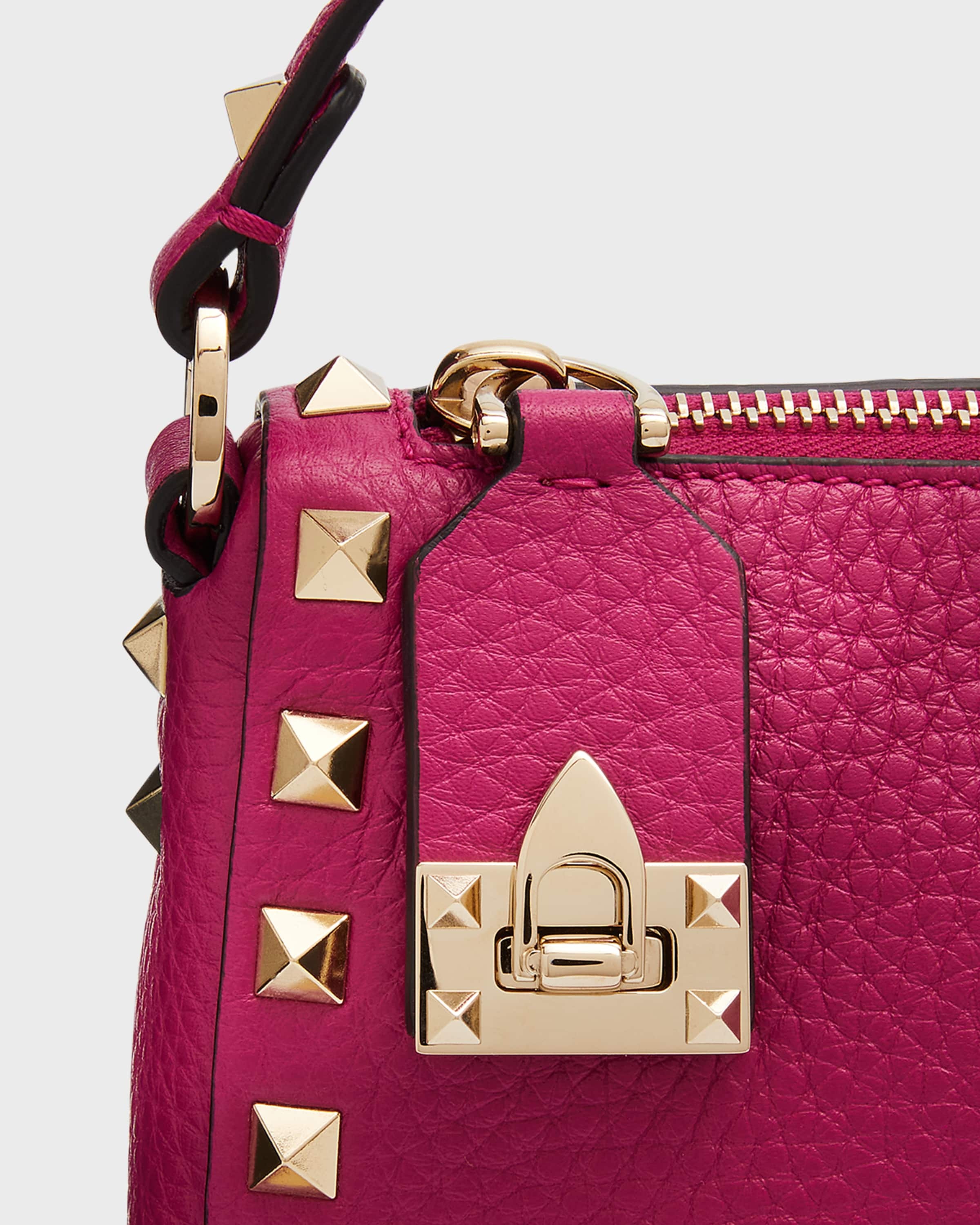 Rockstud Calfksin Small Shoulder Bag - 5