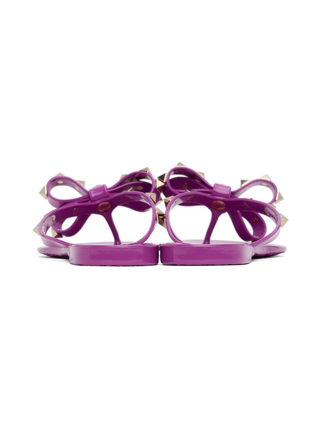 Purple Summer Rockstud Sandals - 2