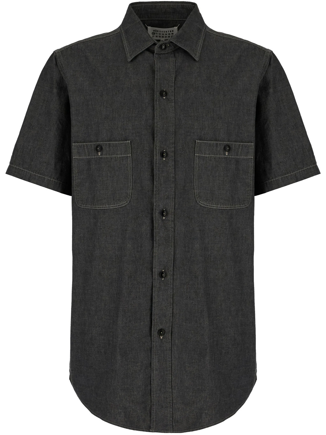 Stone Wash Cotton Shirt - 1