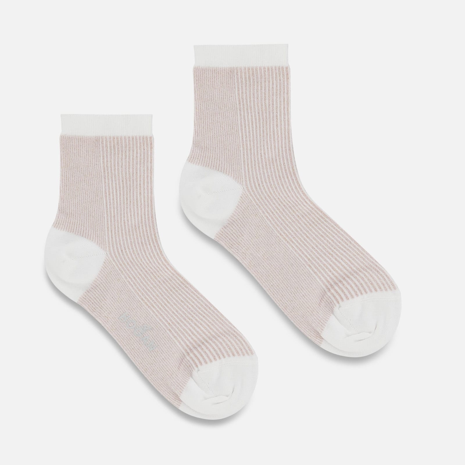 Pinstripe Socks Pink - 1