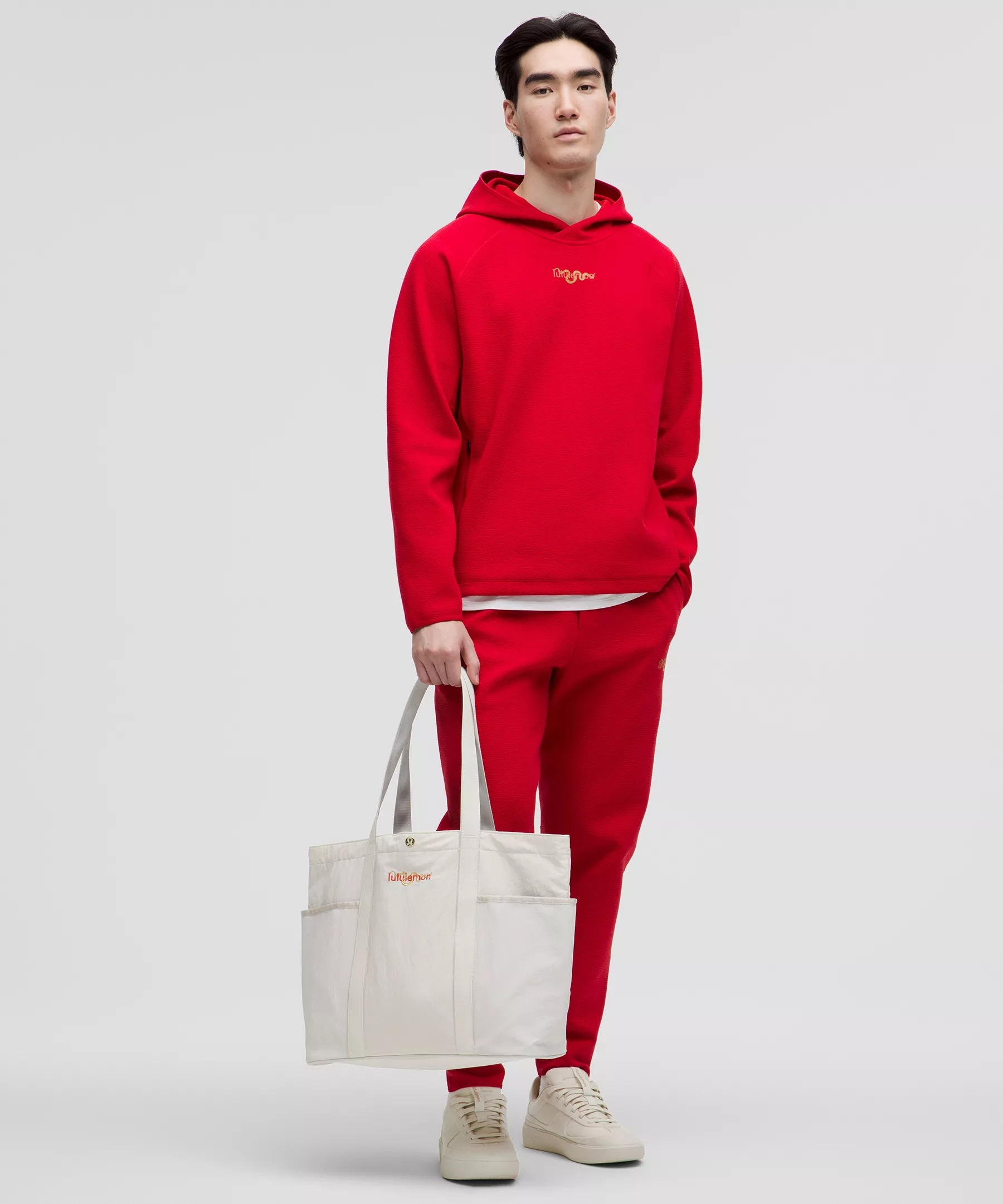 Lunar New Year Daily Multi-Pocket Tote Bag 20L - 5