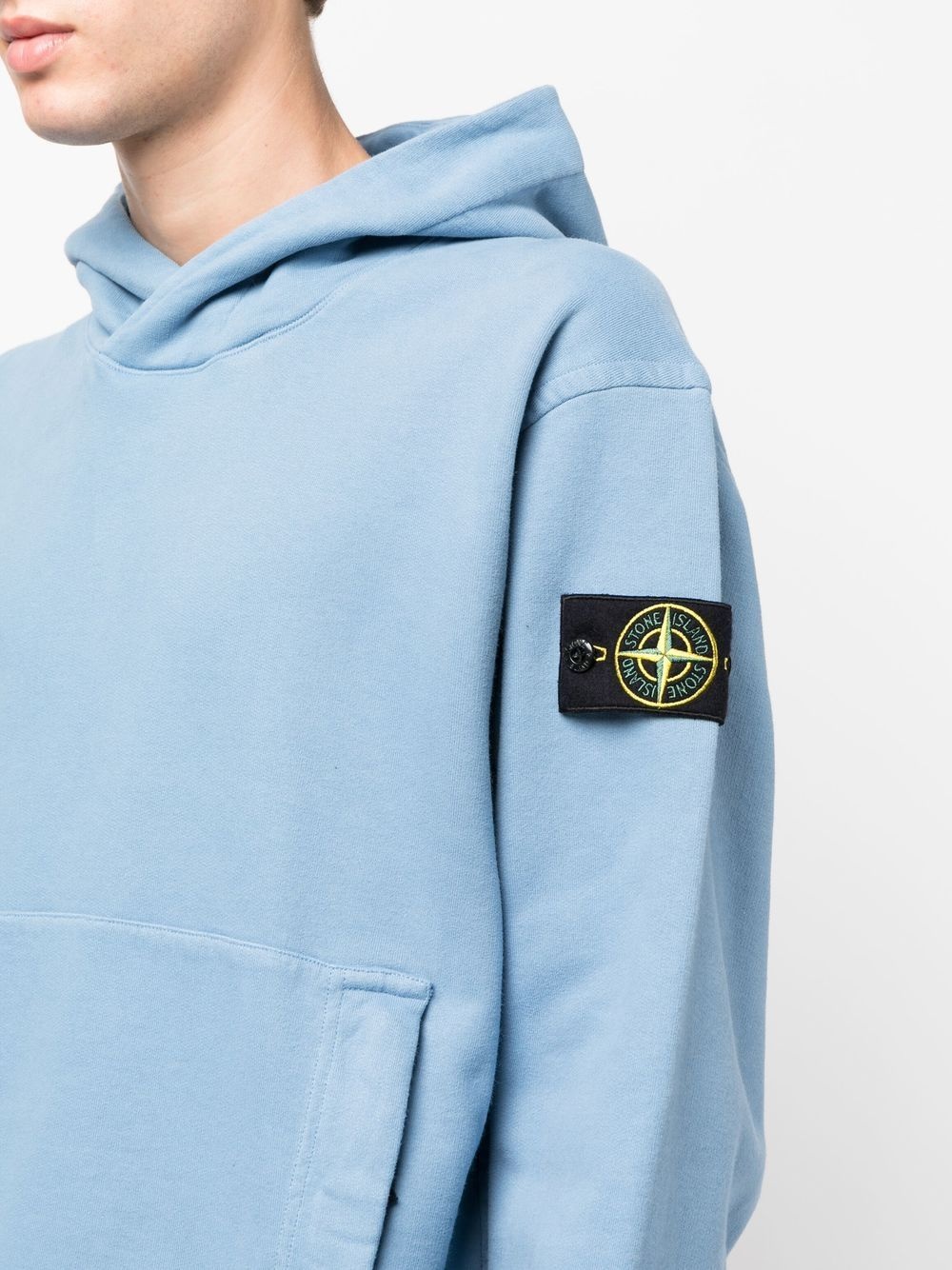 logo-patch long-sleeve hoodie - 5