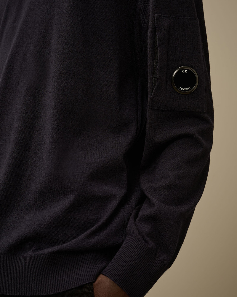 Extrafine Merino Wool Crewneck Sweater 5