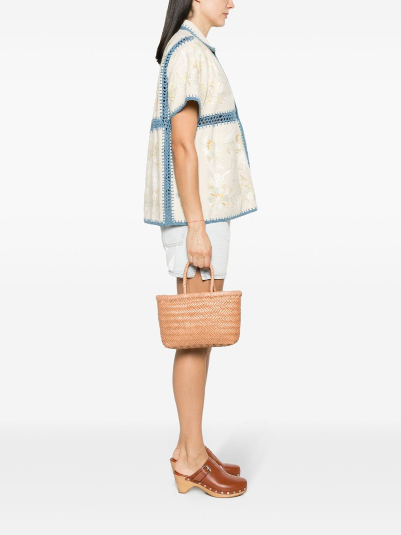 DRAGON DIFFUSION Flat Gora leather tote bag outlook