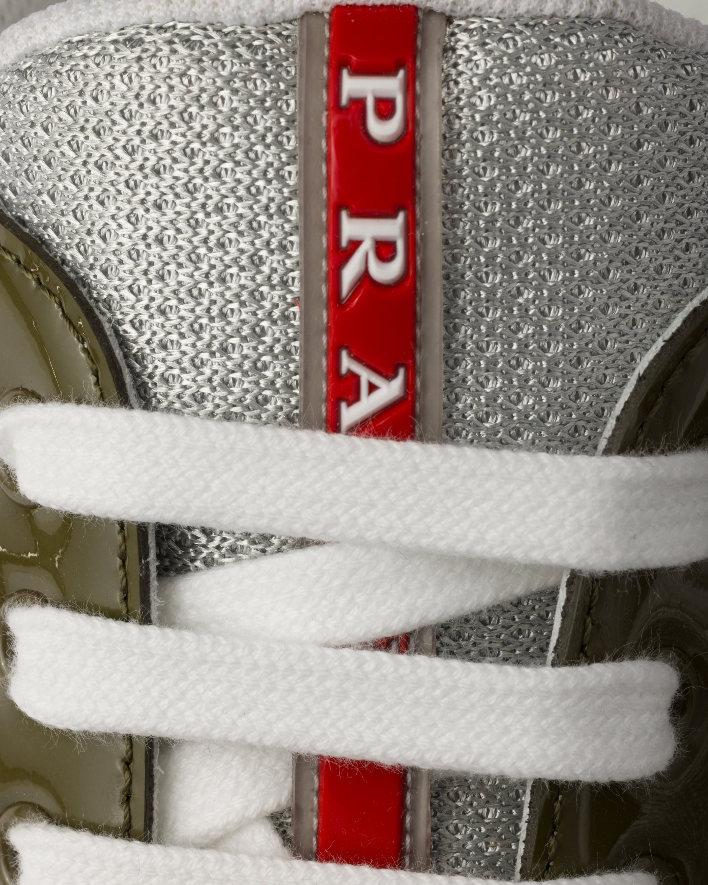 Patent leather and technical fabric Prada America's Cup sneakers - 5
