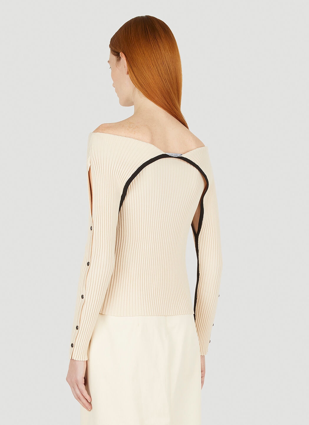 Reverse Ribbed Knit Top - 4