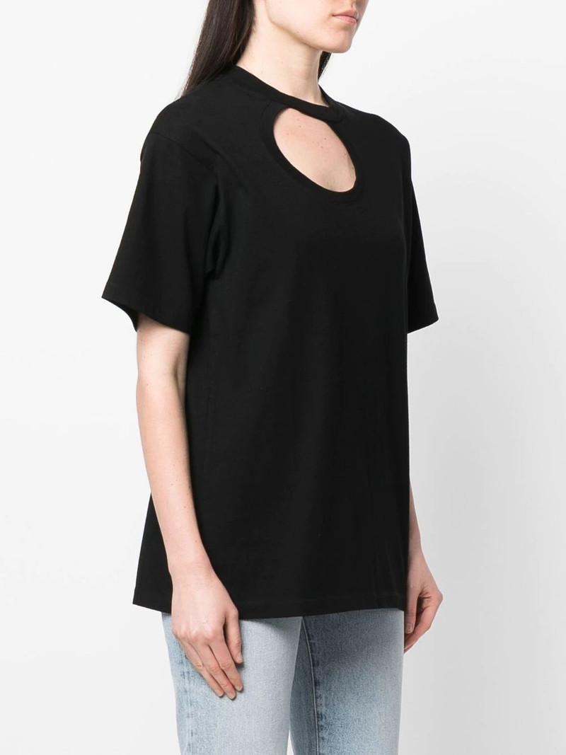 cut-out cotton T-shirt 3