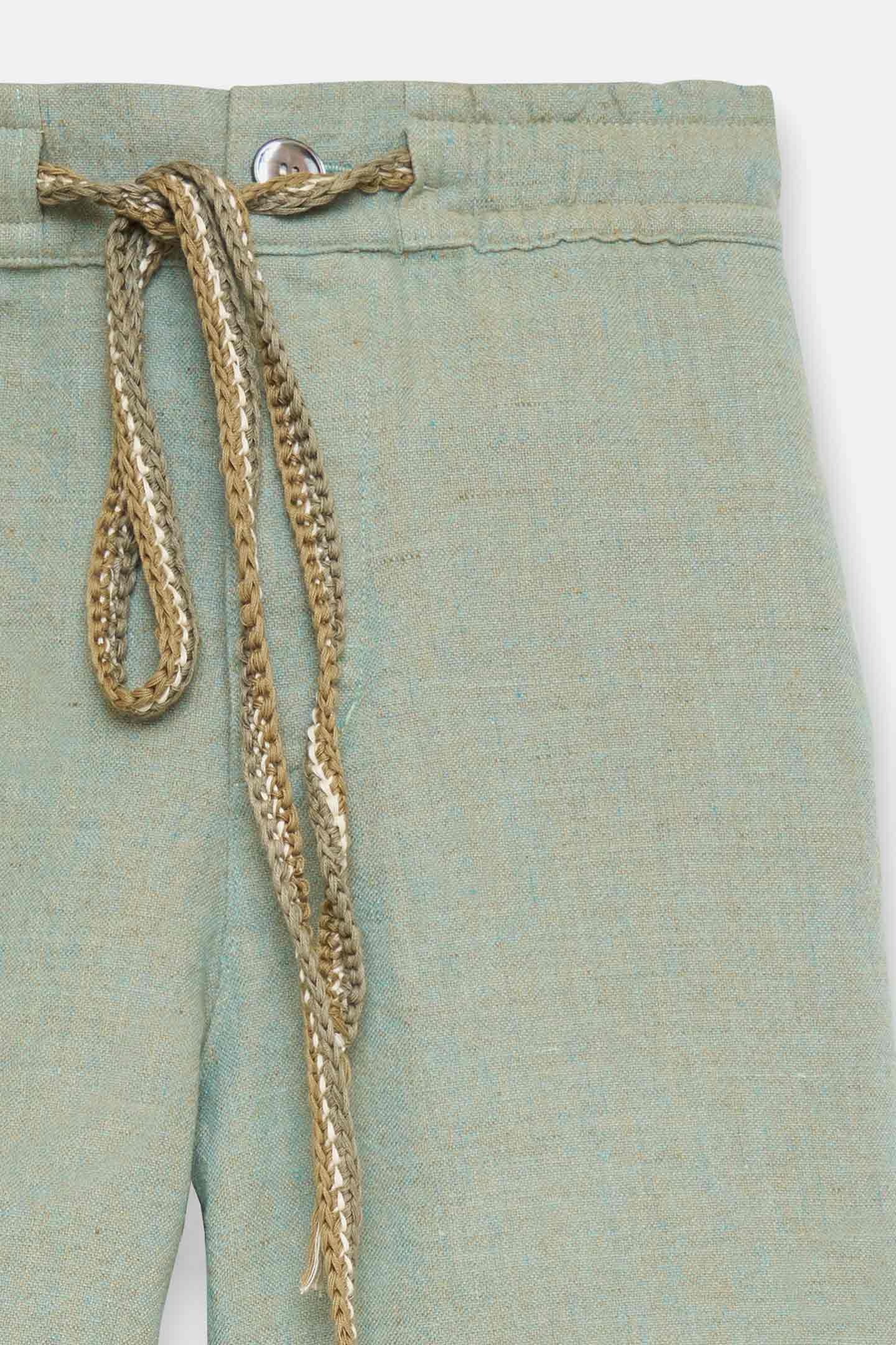 CHAMBRAY DRAWSTRING SHORT - 4