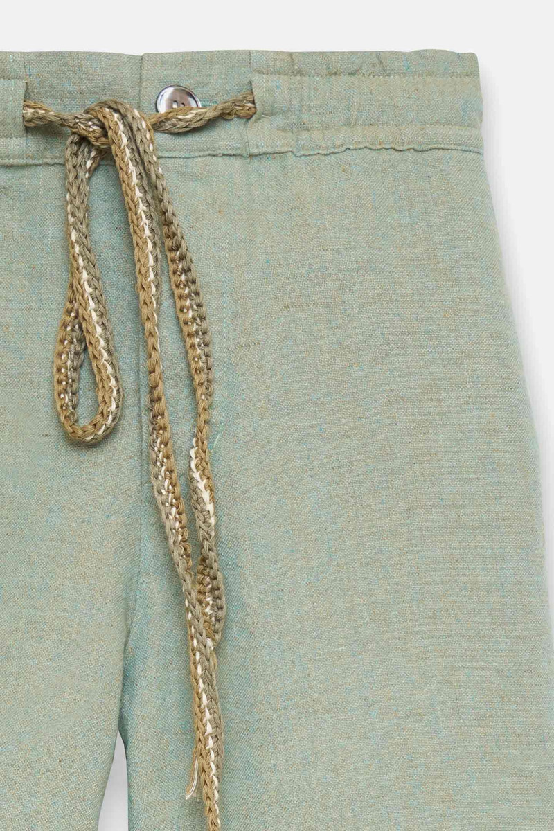 CHAMBRAY DRAWSTRING SHORT 4