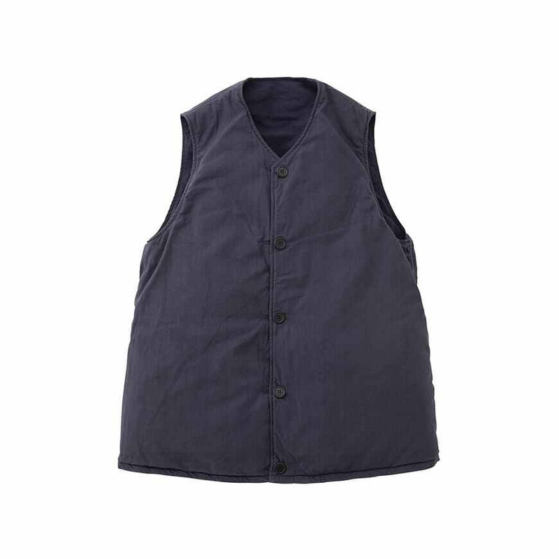 visvim KORA DOWN VEST NAVY outlook