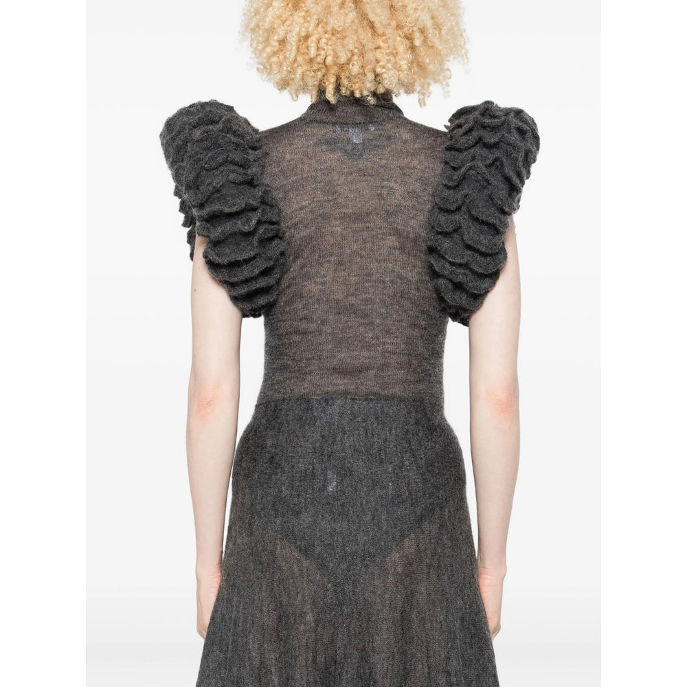 Alaïa Grey Tops - Blouses Women - 2