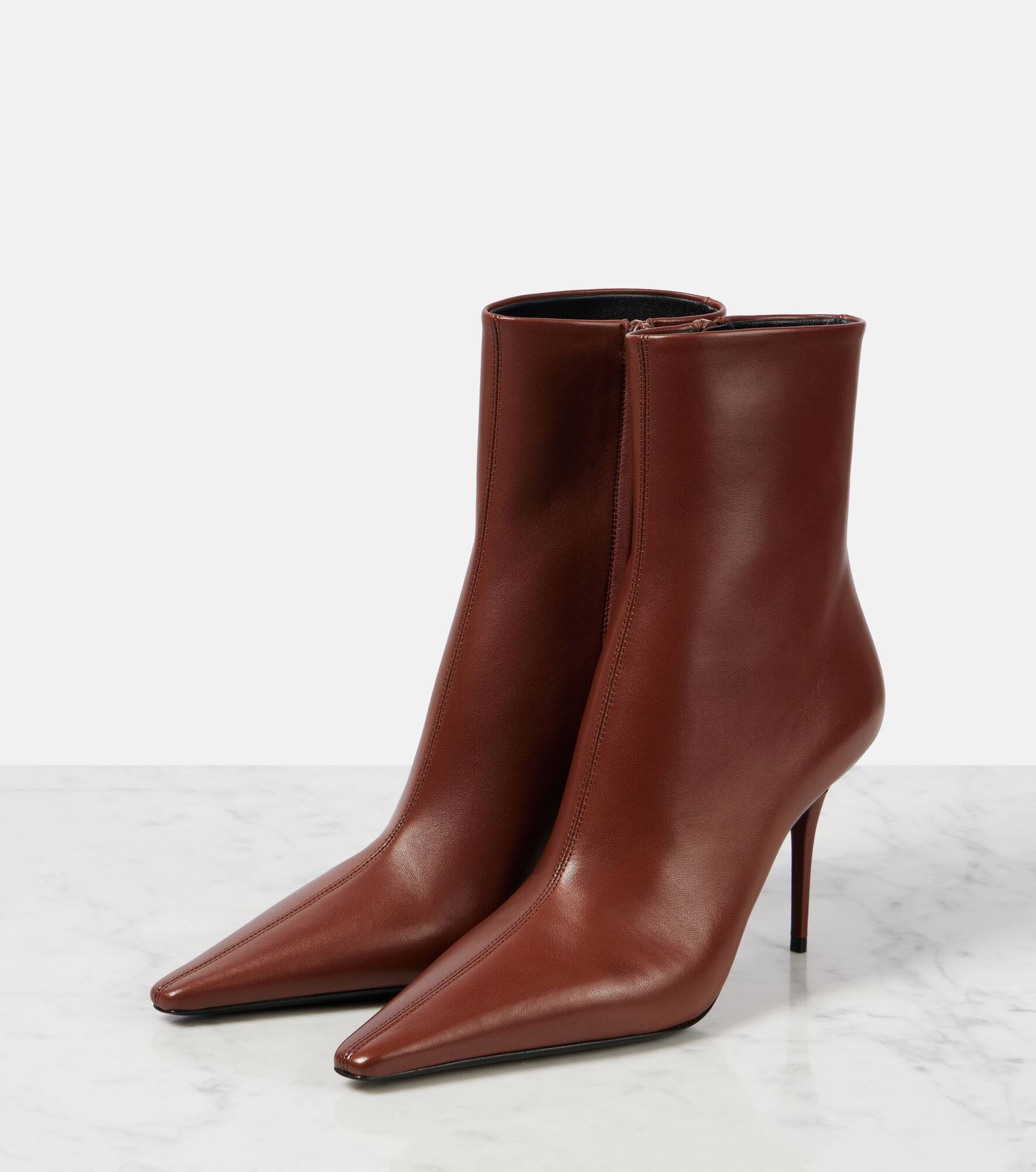 Ashley 90 leather ankle boots - 4