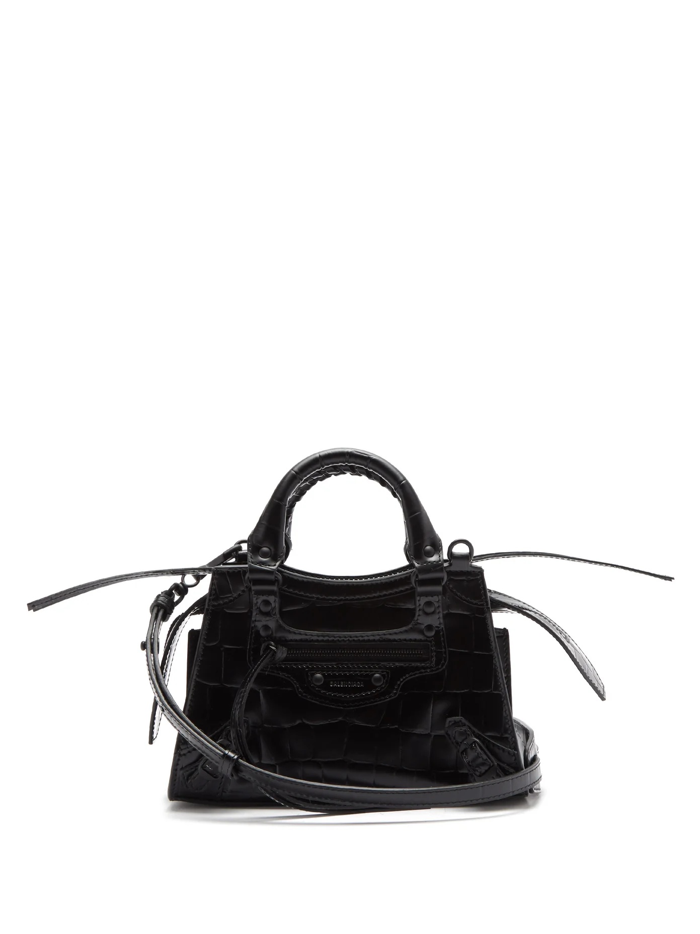 Neo Classic City mini crocodile-effect leather bag - 1