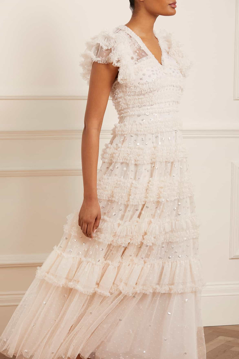 Vivian V-Neck Gown 6