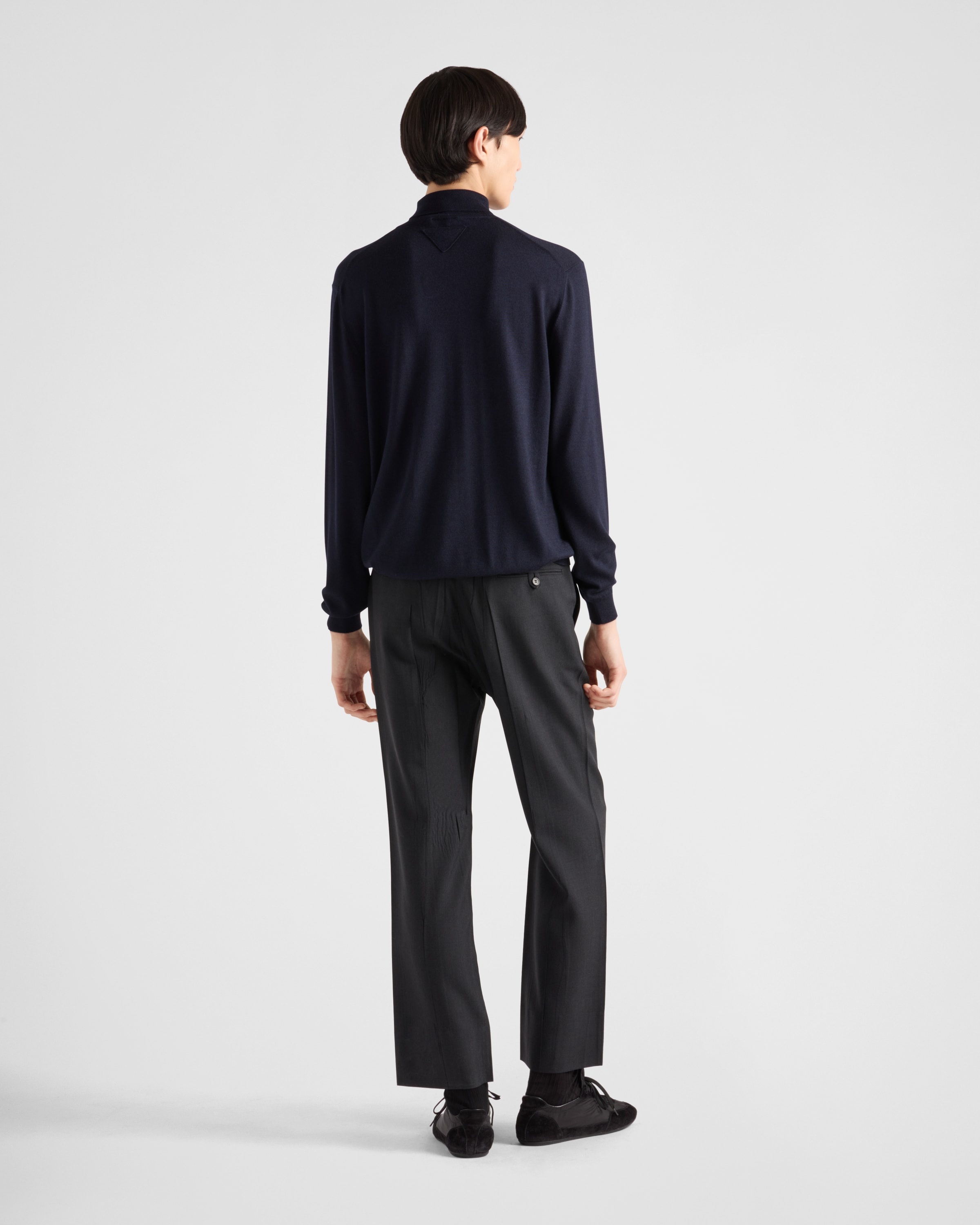 Cashmere and silk turtleneck sweater - 5