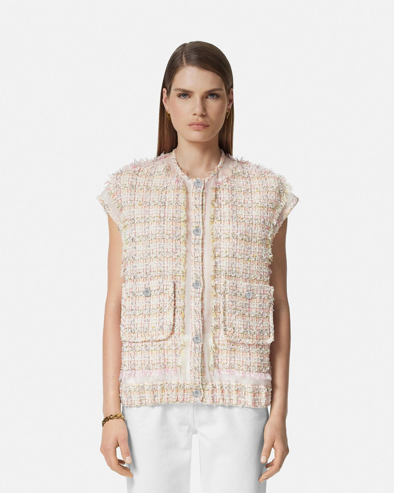 Organza Tweed Vest 4