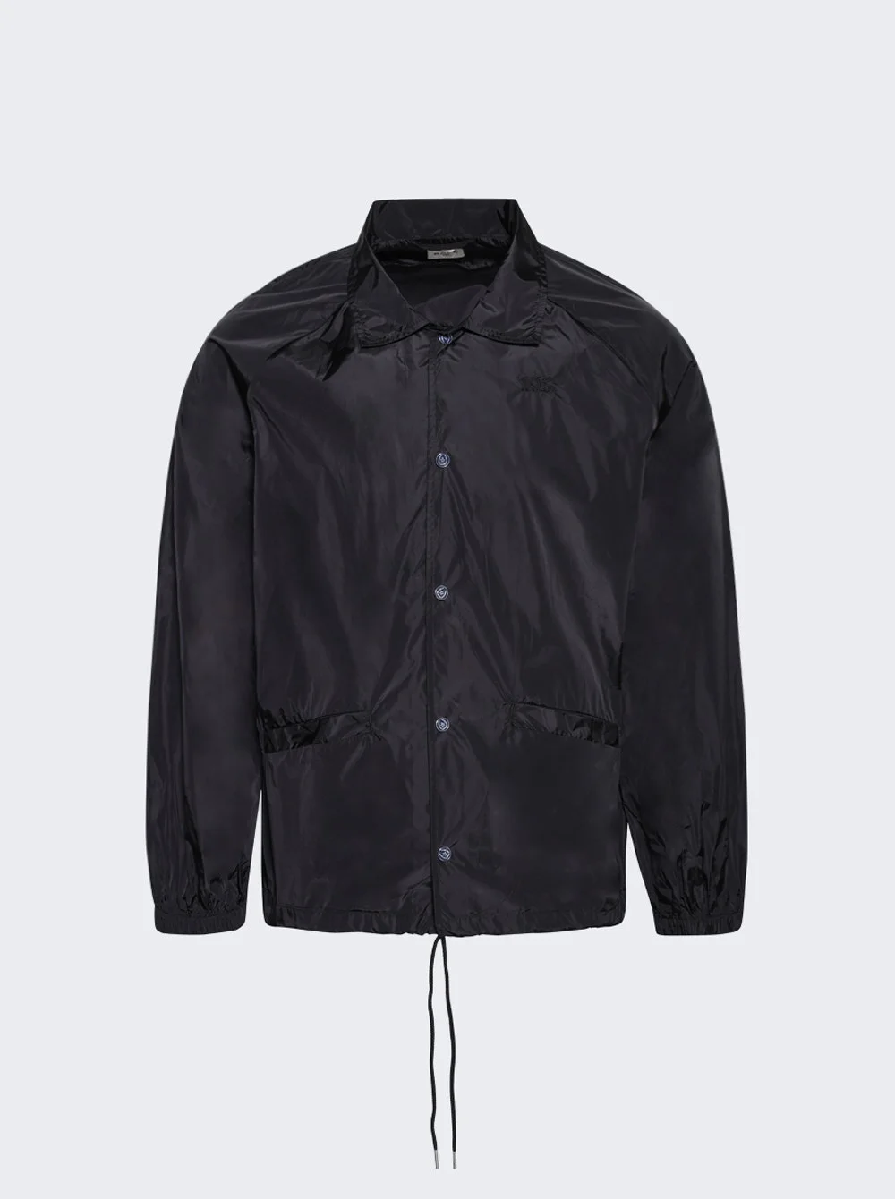 Nylon Track Jacket Black - 1