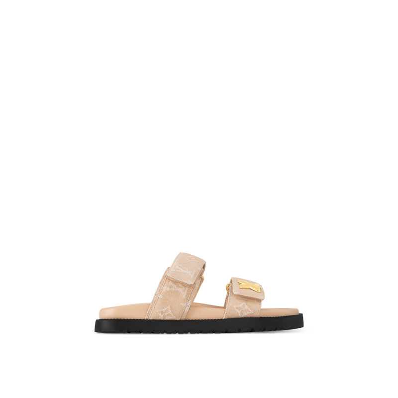 LV Sunset Flat Comfort Mule 1
