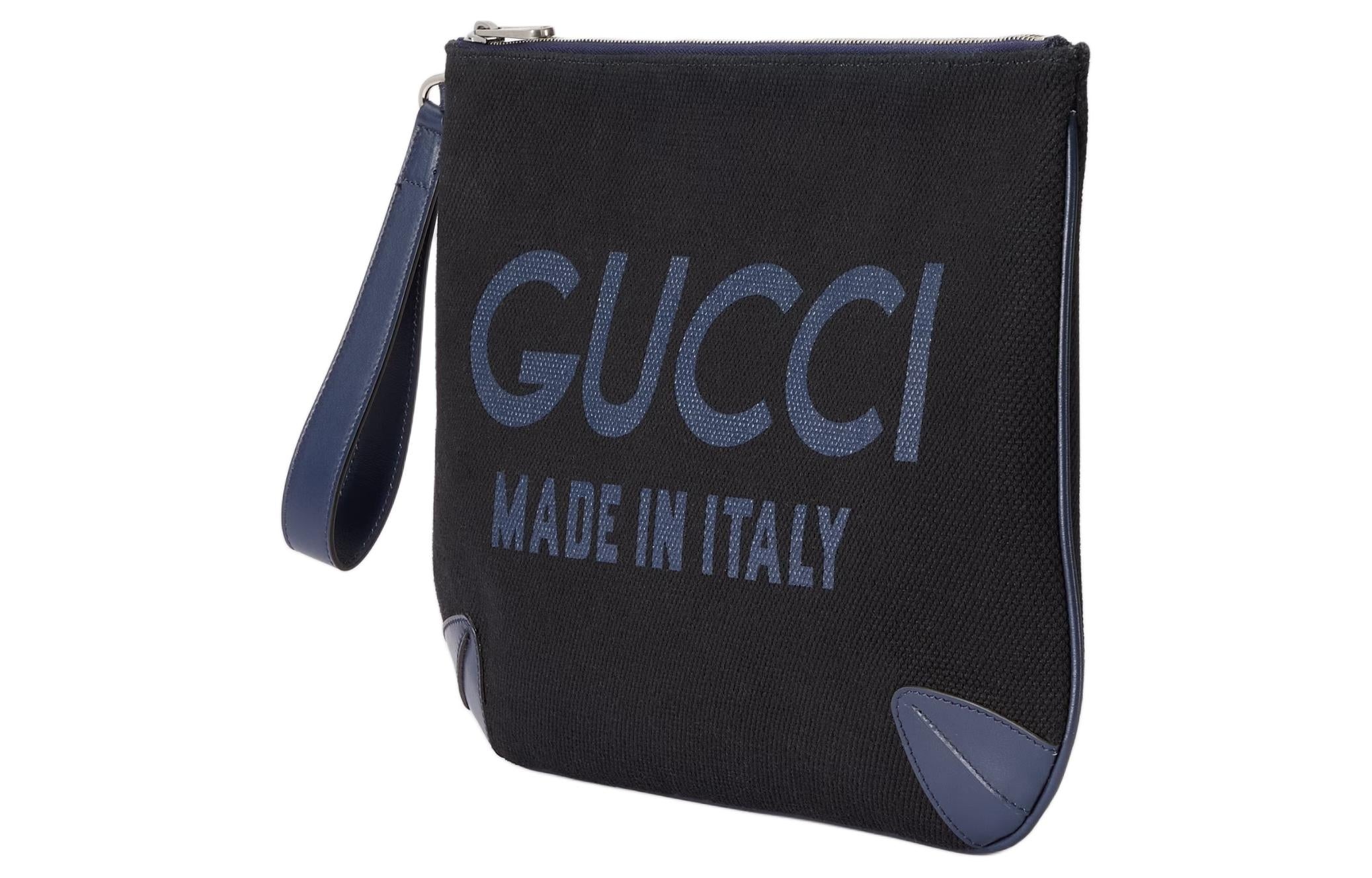 Gucci Pouch With Gucci Print 'Black' 771095-FACX4-1146 - 2