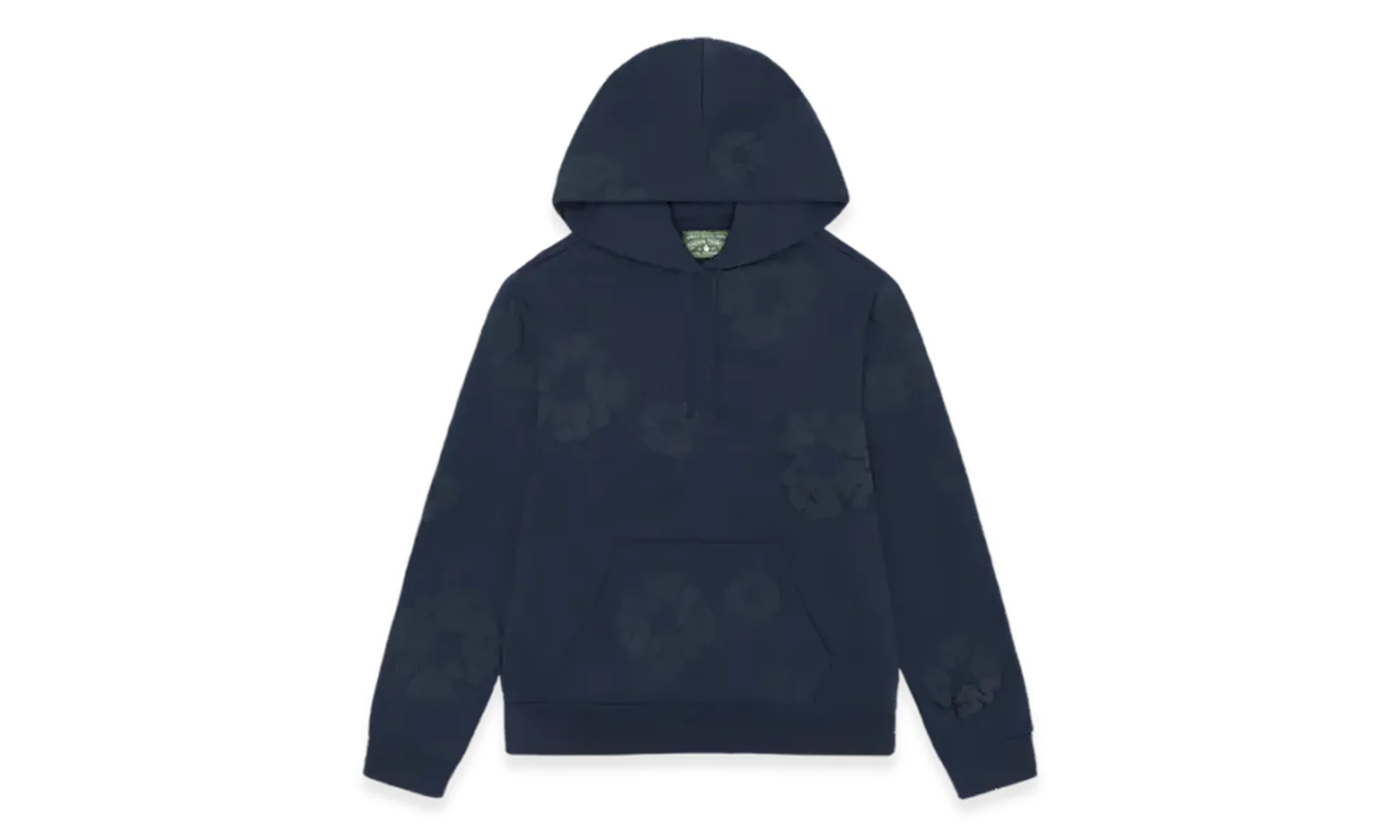 Mono Cotton Wreath Hoodie "Navy" DT625 - 1