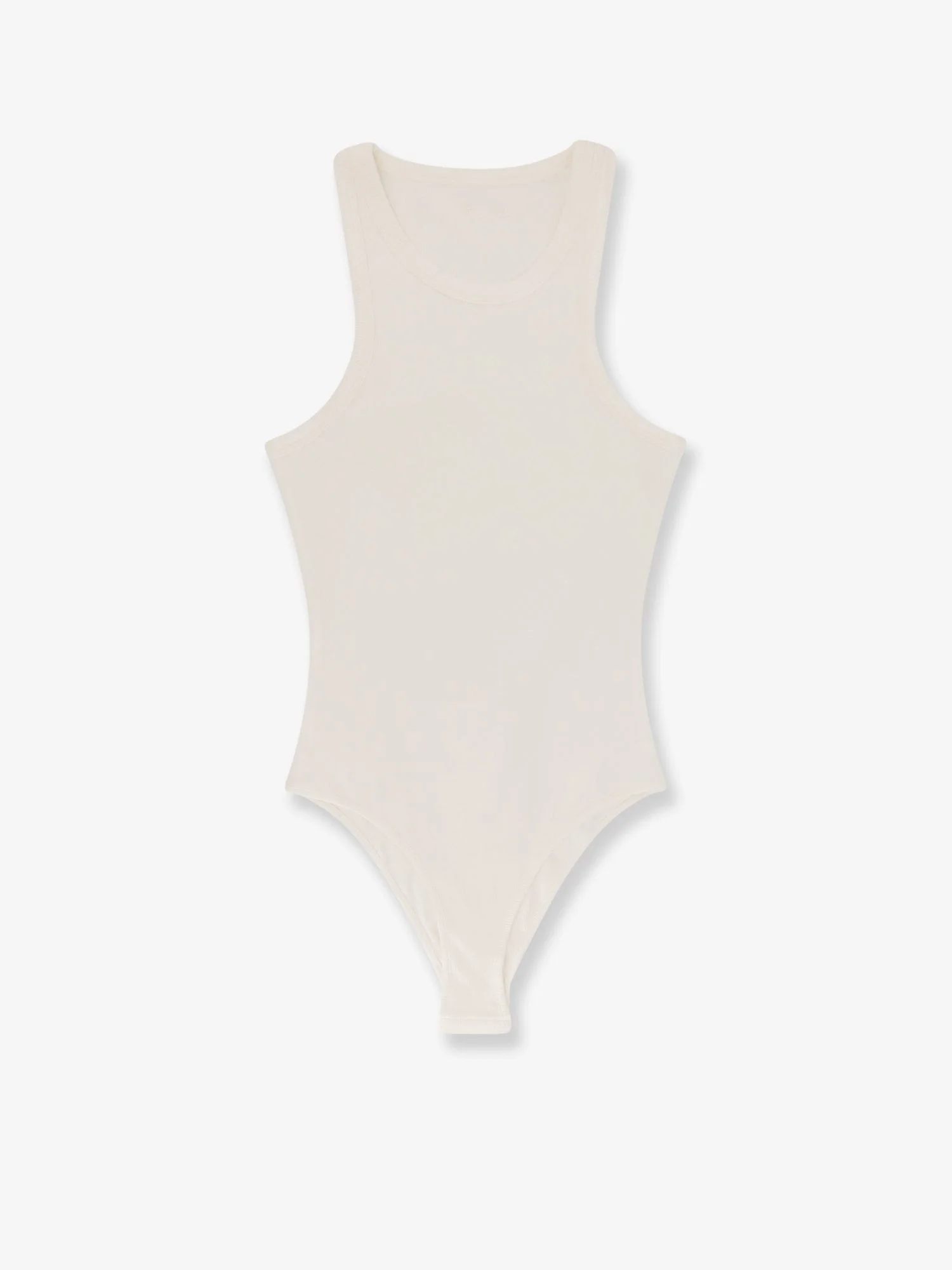Alaia Halter Cotton And Viscose Bodysuit - 1