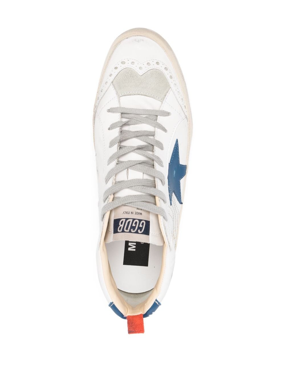 Mid-Star panelled sneakers - 4