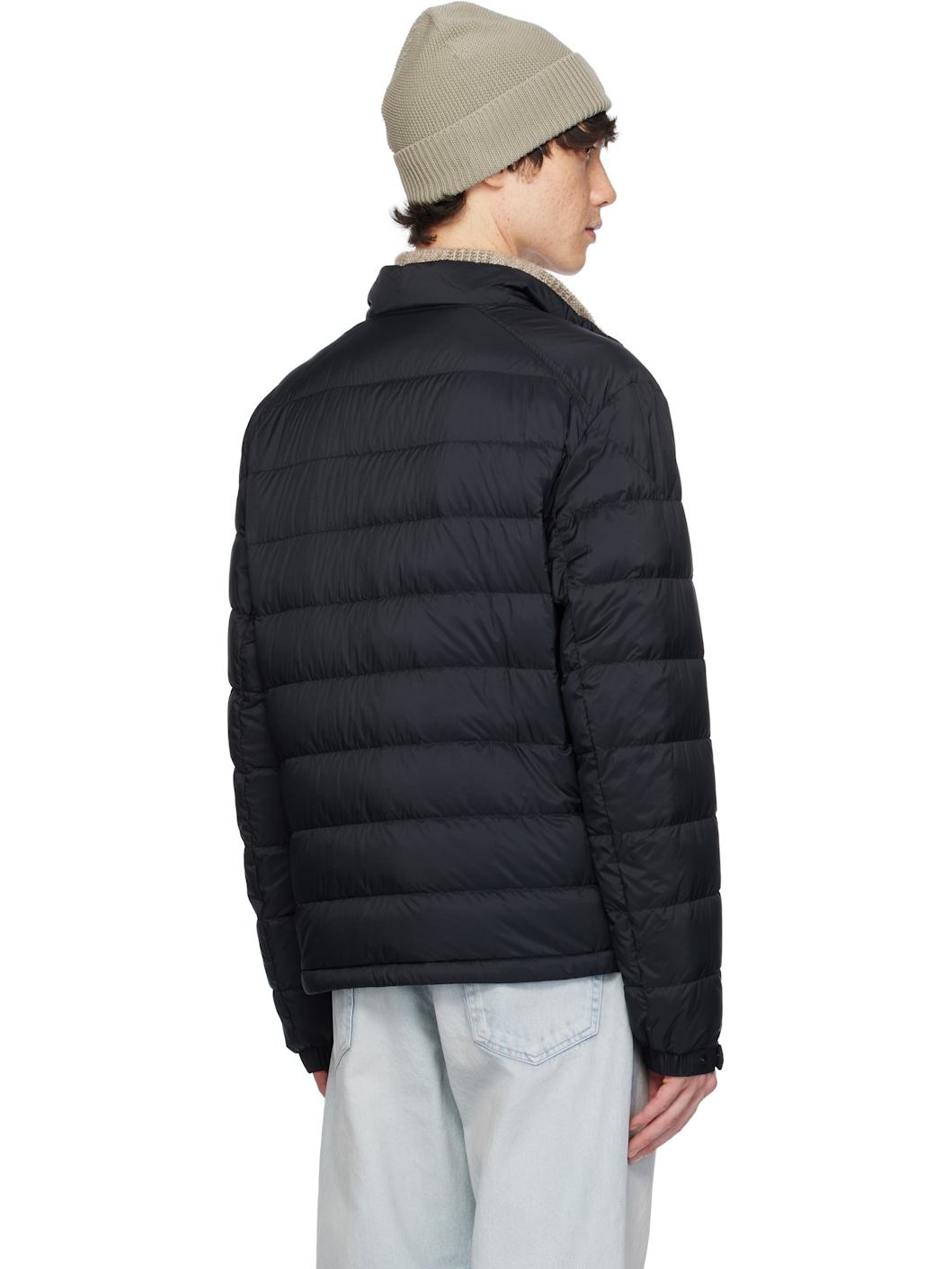Navy Selves Short Down Jacket - 3