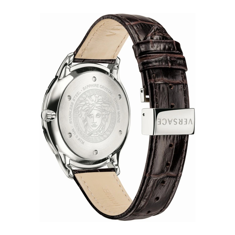 ELEGANT SWISS MADE LEATHER STRAP WATCH - 2