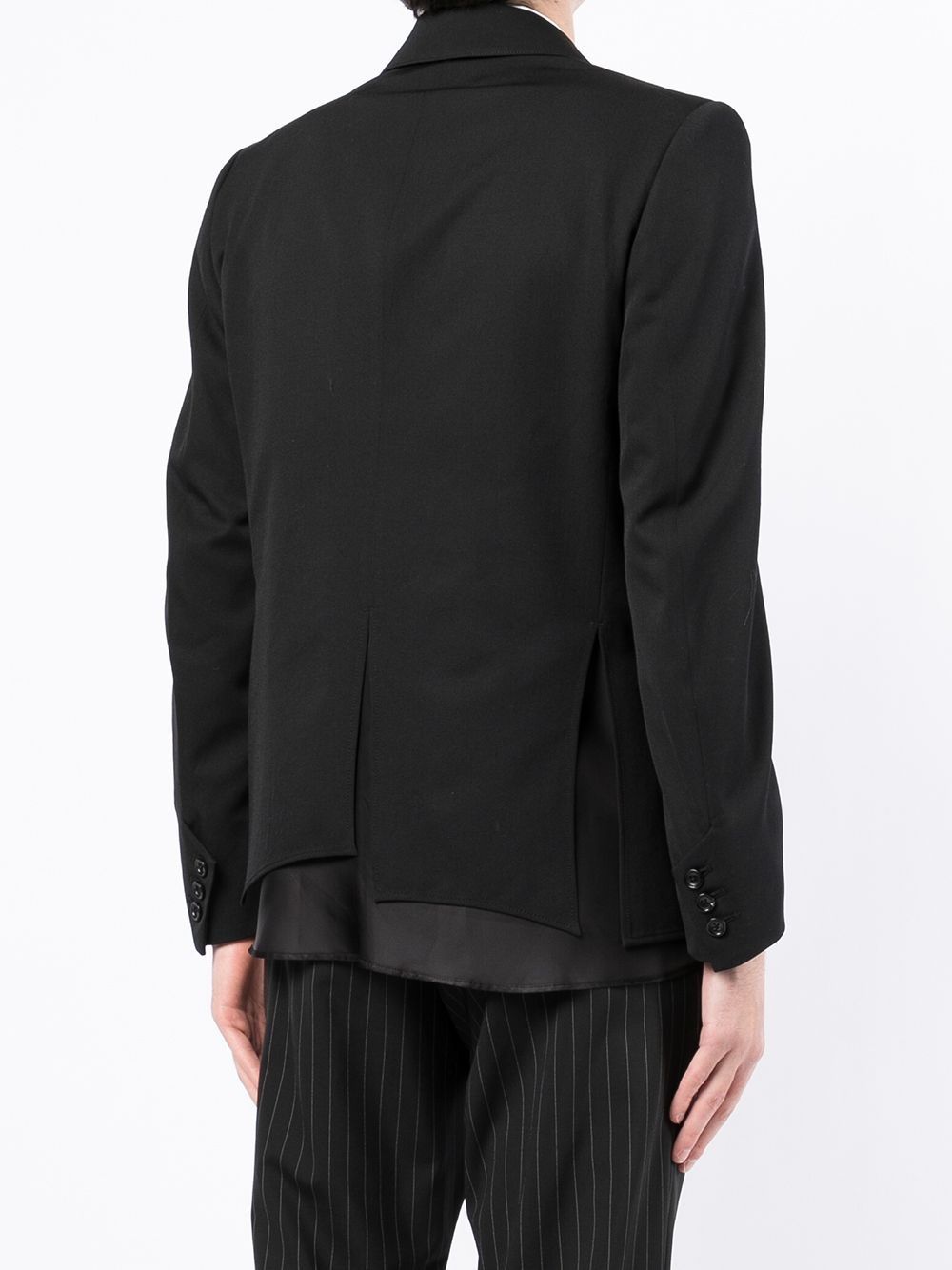 slash single-button blazer - 4