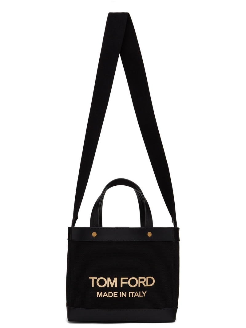 Black Mini E/W Tote 4
