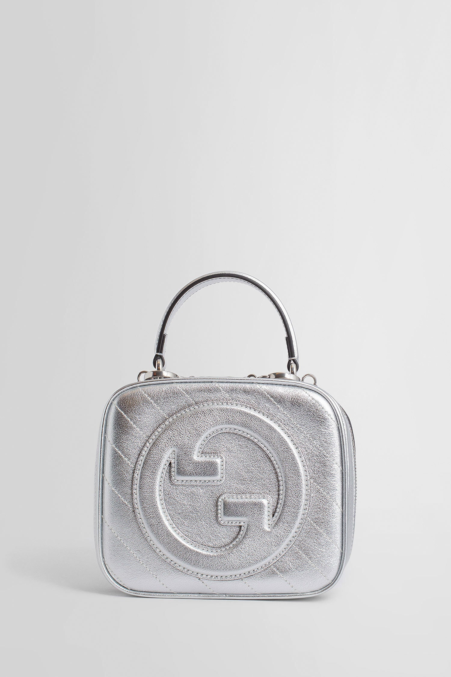 GUCCI WOMAN SILVER TOP HANDLE BAGS - 1