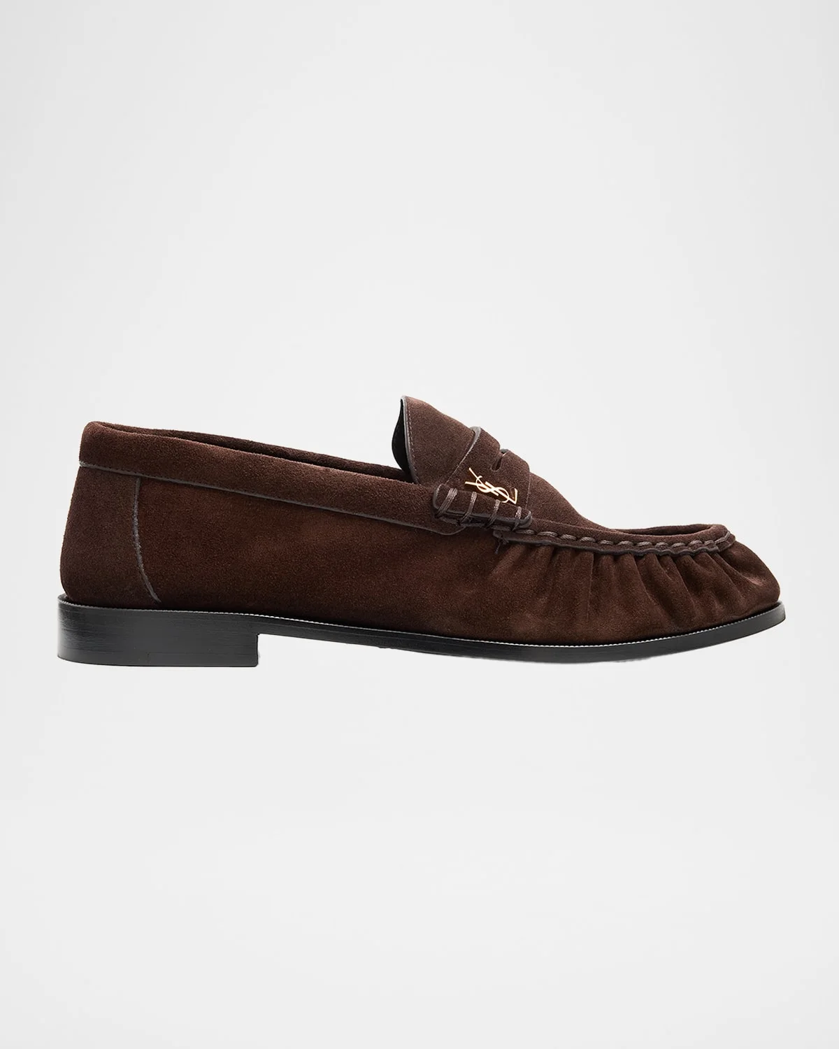 Le Suede YSL Penny Loafers - 1