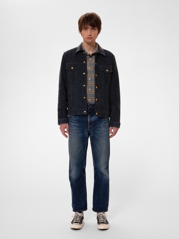 nudie jeans robby nubuck jacket レザージャケット Nudie Jeans Robby Nubuck Racing Green | Cultizm