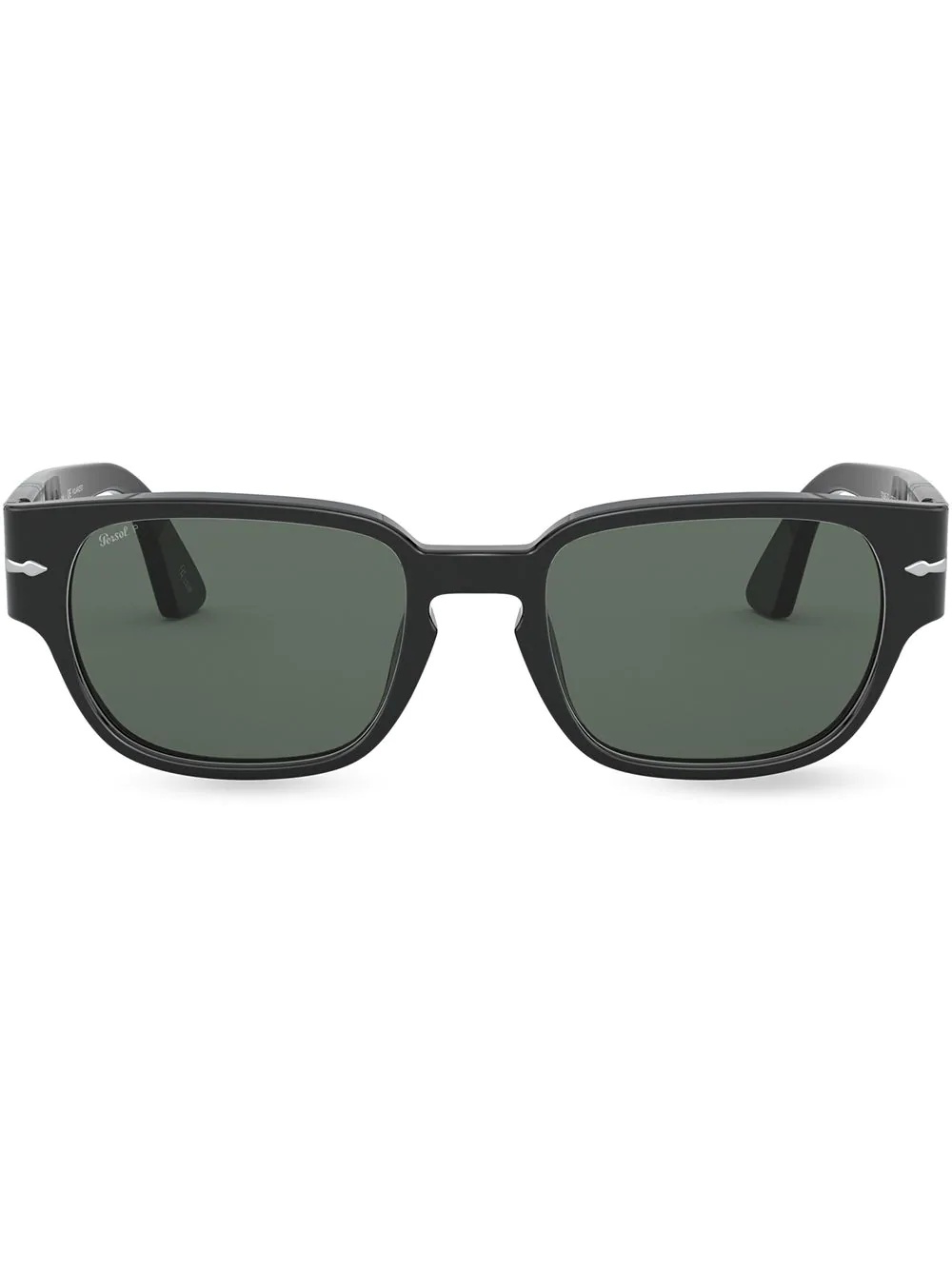 tinted square-drame sunglasses - 1