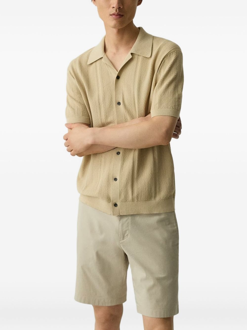 herringbone shirt - 3