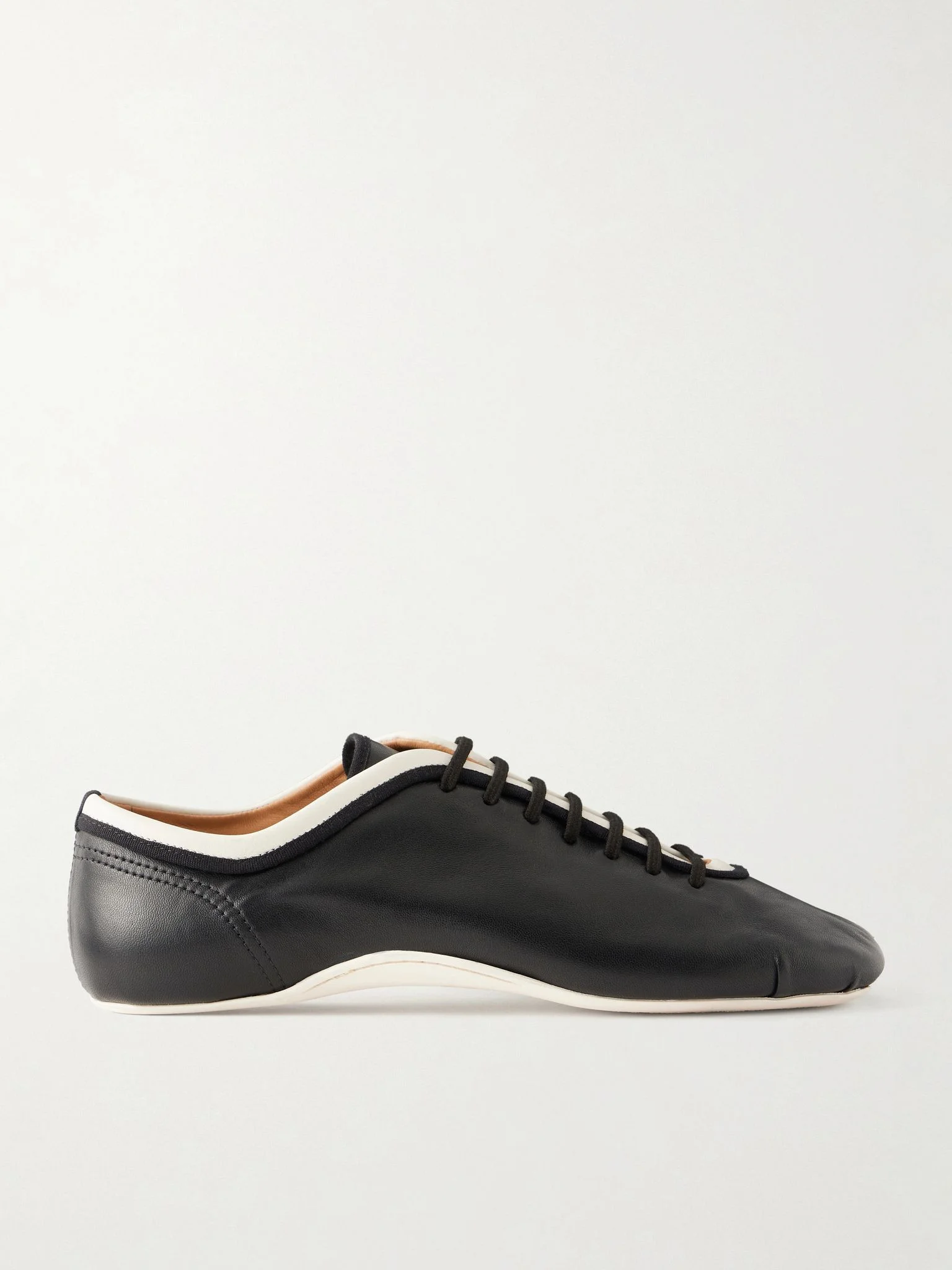 Leather sneakers Black - 1