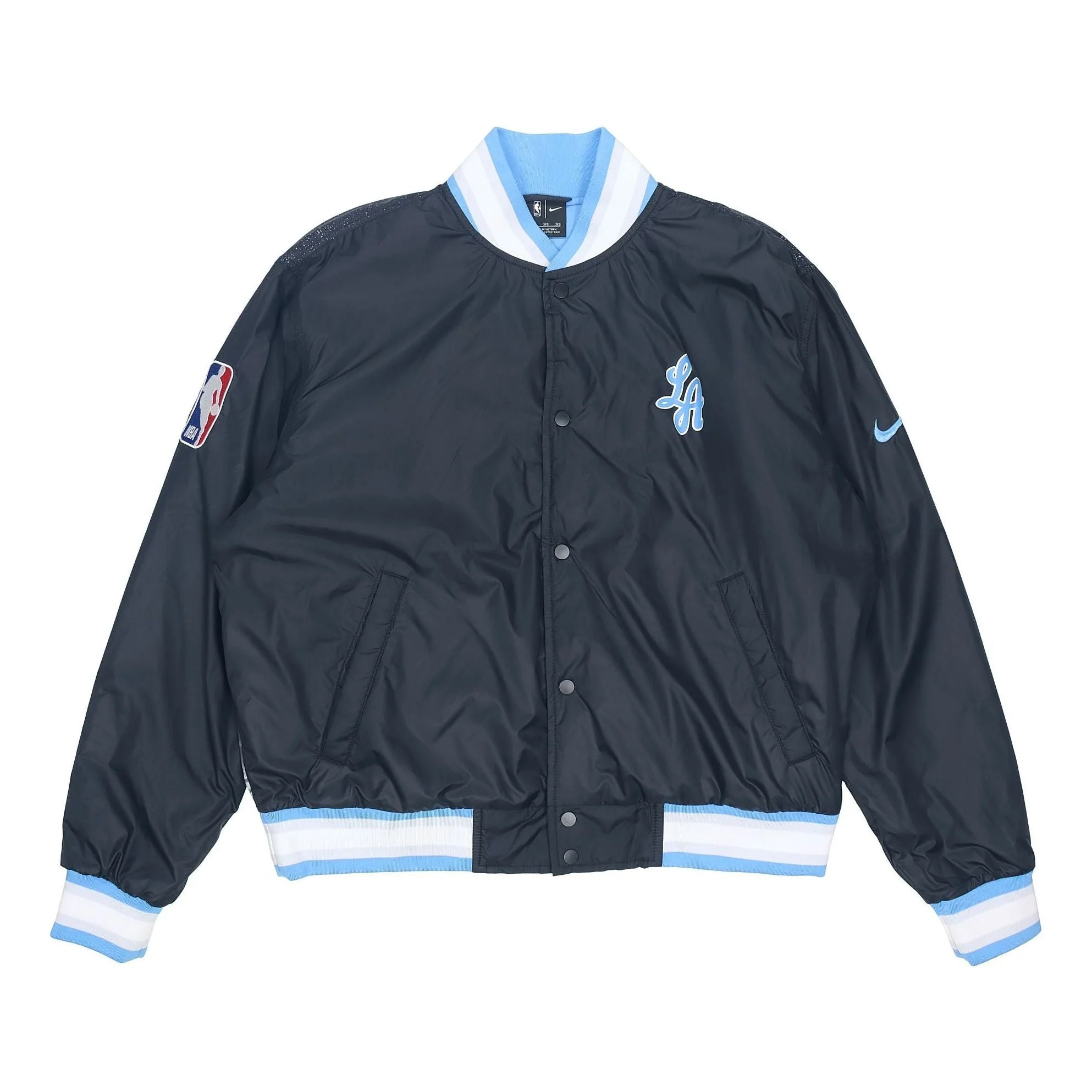 Nike NBA Courtside Los Angeles Lakers Woven Casual Sports baseball uniform Jacket Black CN1441-010 - 1